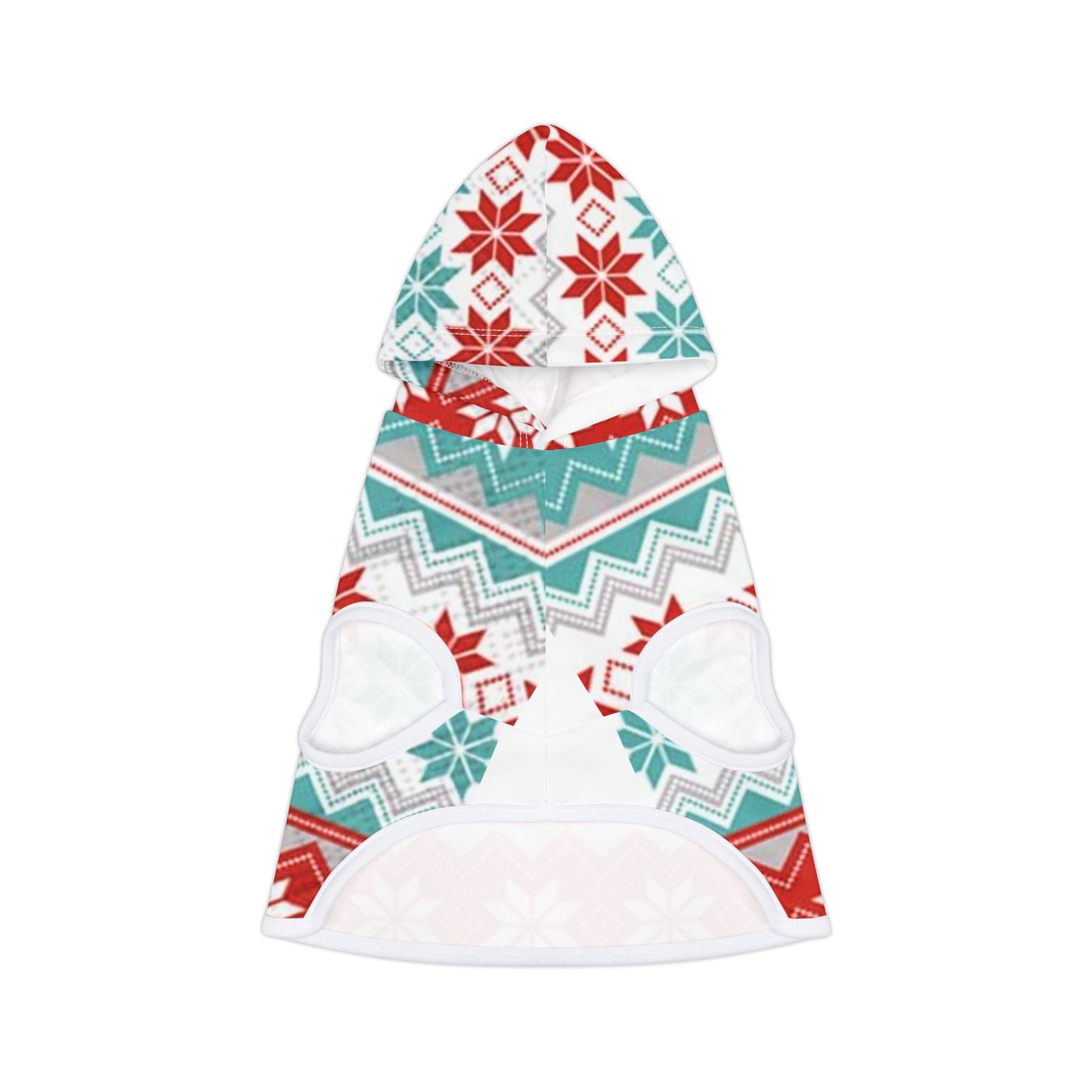 Cozy Winter Pet Hoodie - Festive Snowflake Pattern, Cute Dog Apparel, Holiday Gift for Pets, Warm Hoodie for Furry Friends