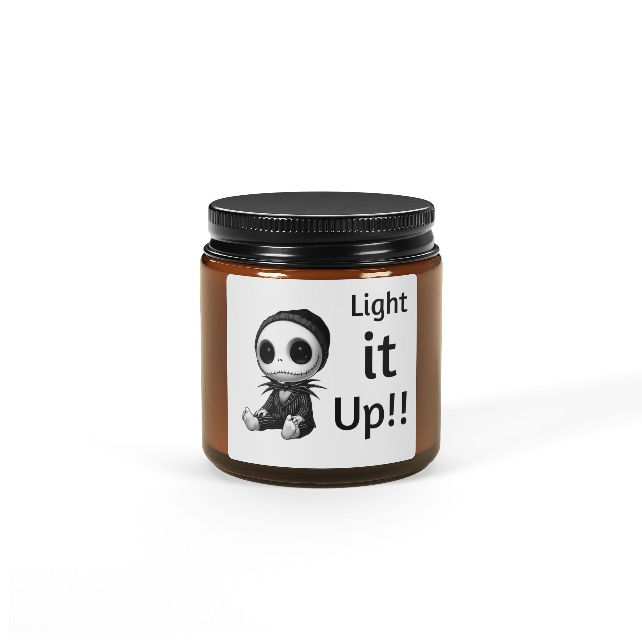 Scented Soy Candle (Multi-Size, Amber Jar)