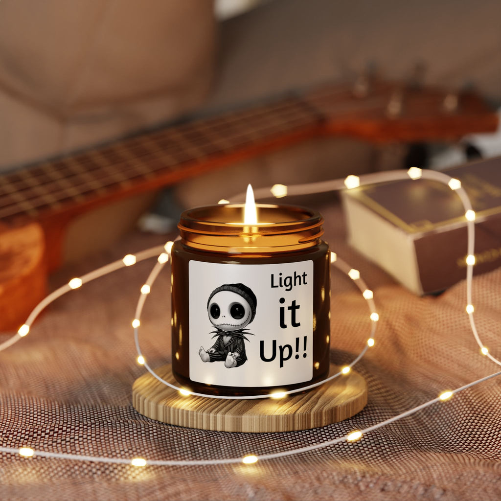 Scented Soy Candle (Multi-Size, Amber Jar)