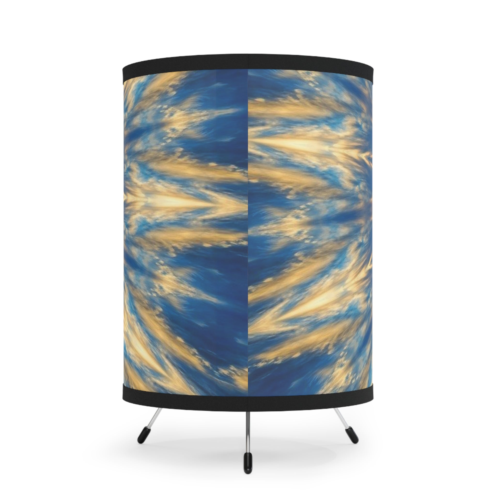 Kaleidoscope Tripod Lamp | Bohemian Home Decor, Unique Lighting, Modern Design, Gift for Her, Cozy Living Room Accent