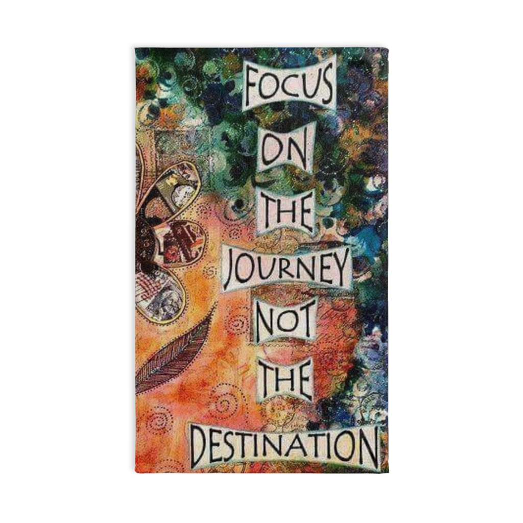Inspirational Hand Towel - Focus on the Journey, Motivational Kitchen Decor, Gift for Travelers, Home Living Essentials, Unique [...]
