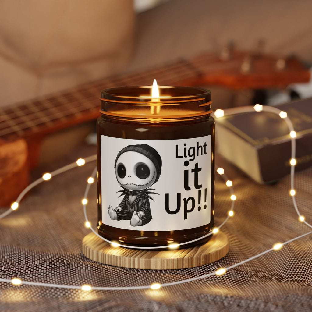 Scented Soy Candle (Multi-Size, Amber Jar)