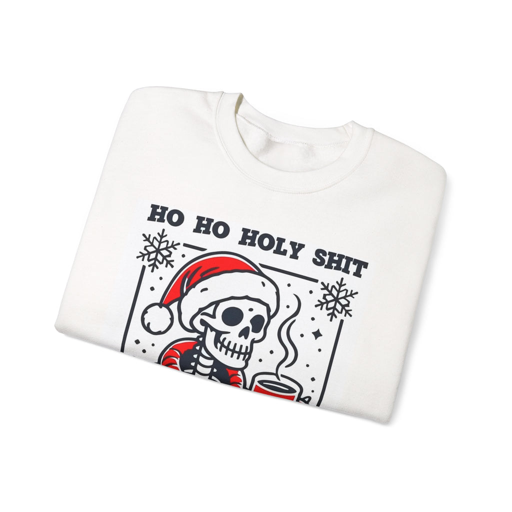 Funny Skeleton Holiday Sweatshirt, Unisex Sweatshirt, Christmas Gift, Cool Crewneck, Winter Apparel, Gift for Him/Her