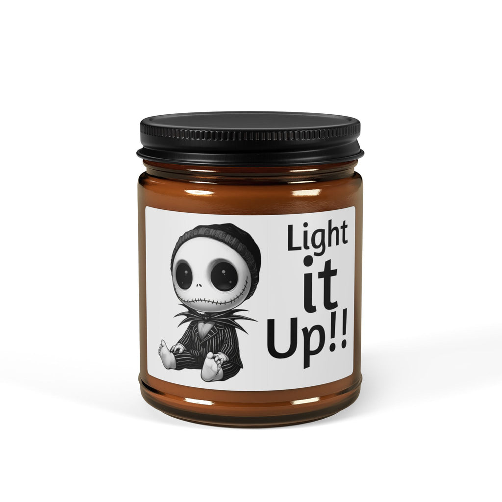 Scented Soy Candle (Multi-Size, Amber Jar)