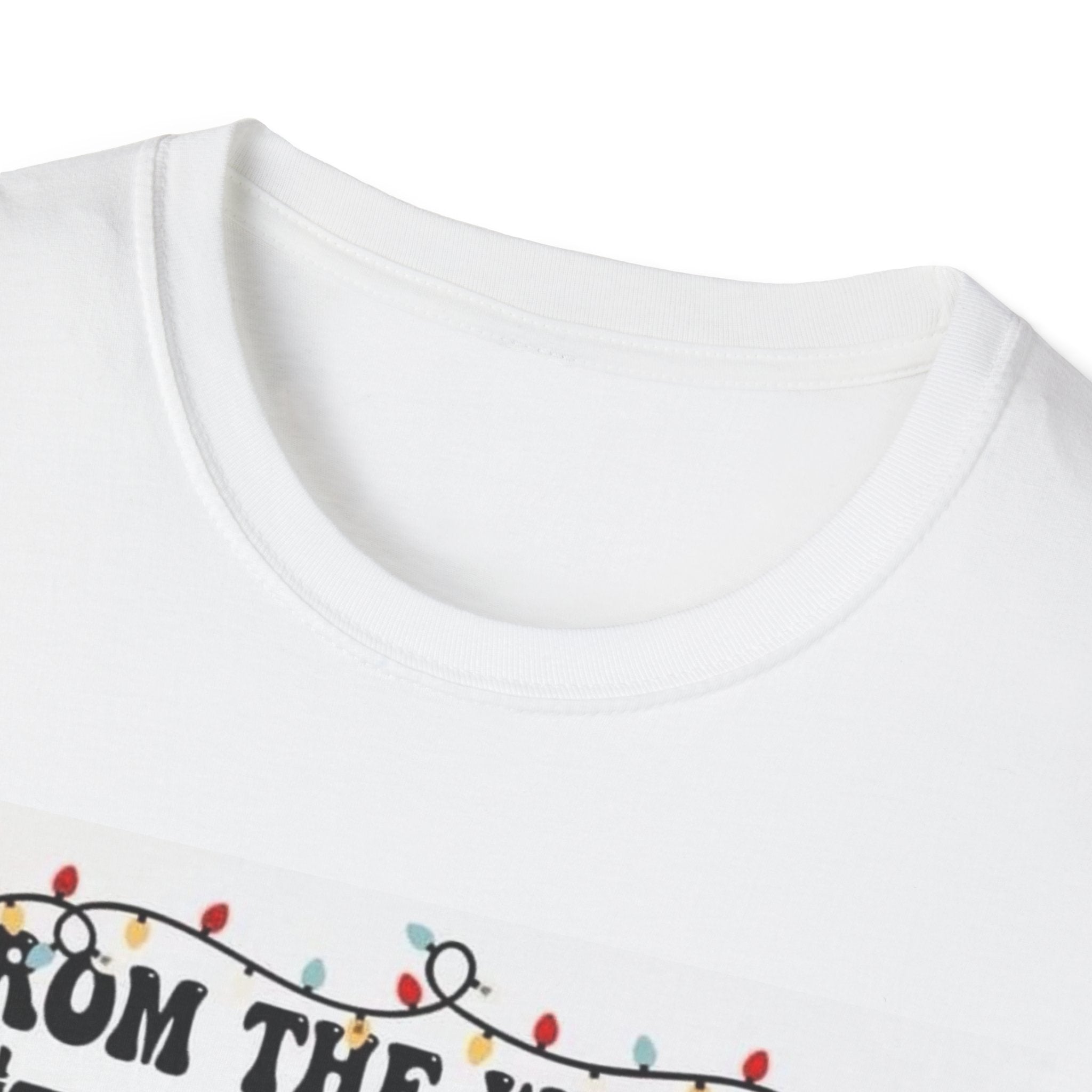 Festive Graphic Tee, Holiday T-Shirt, Christmas Shirt, Unisex Softstyle Tee, Ugly Sweater Alternative, Seasonal Apparel