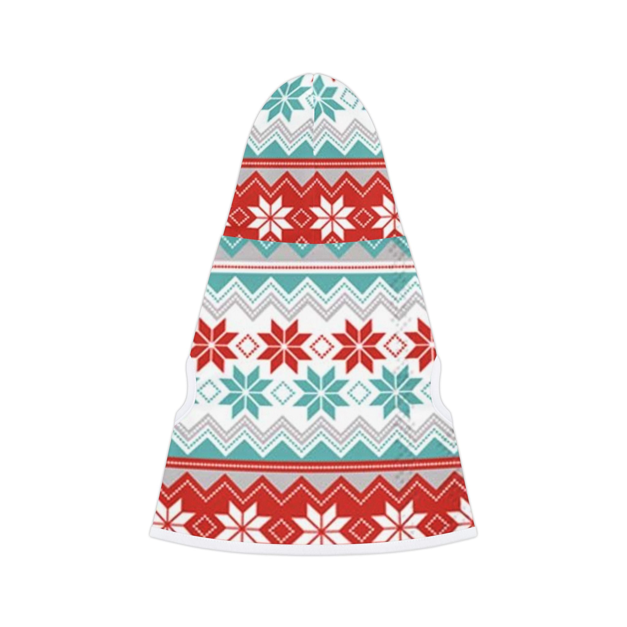 Cozy Winter Pet Hoodie - Festive Snowflake Pattern, Cute Dog Apparel, Holiday Gift for Pets, Warm Hoodie for Furry Friends