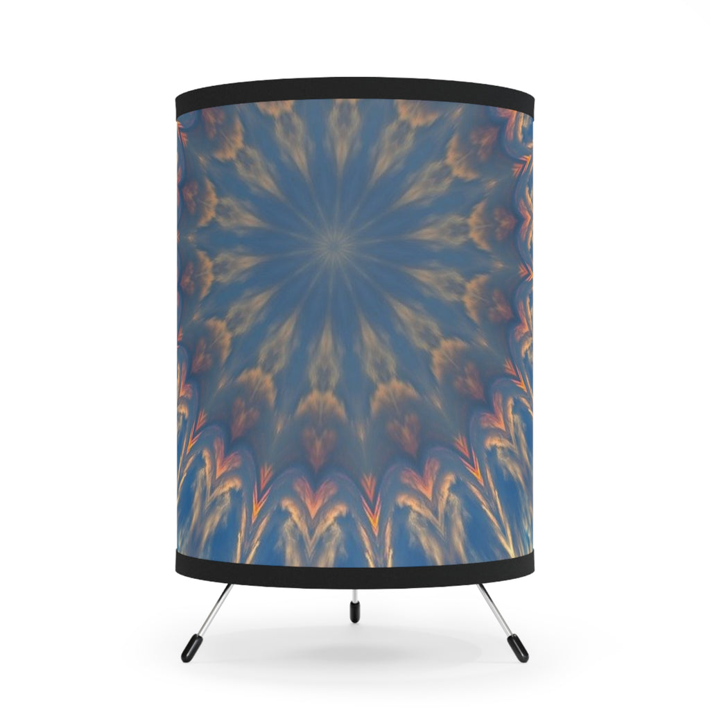 Kaleidoscope Tripod Lamp | Bohemian Home Decor, Unique Lighting, Modern Design, Gift for Her, Cozy Living Room Accent