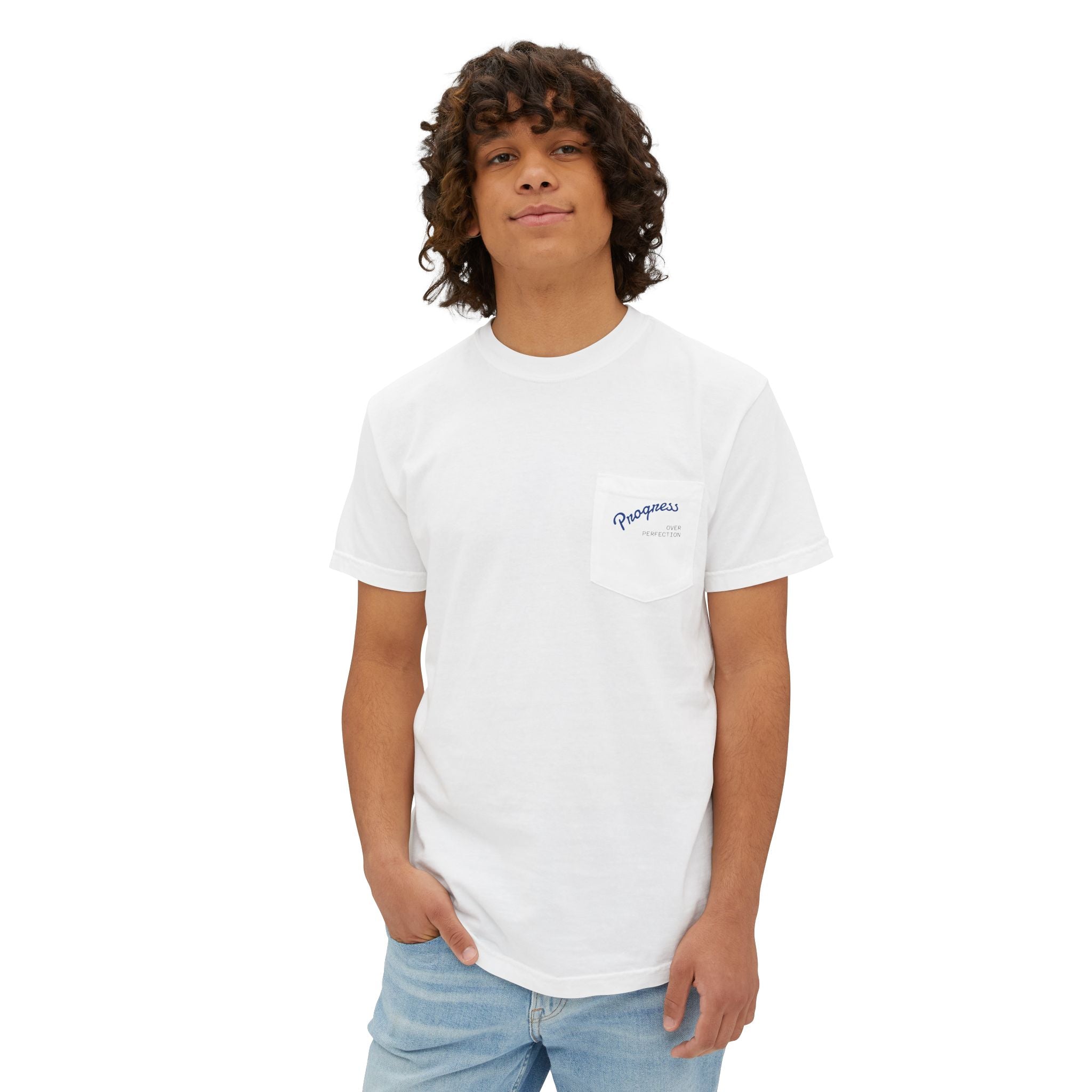 Peaceful Program Pocket Tee | Unisex Garment-Dyed T-Shirt for Casual Vibes, Perfect Gift for Friends and Family, Birthday & Relaxation Wear