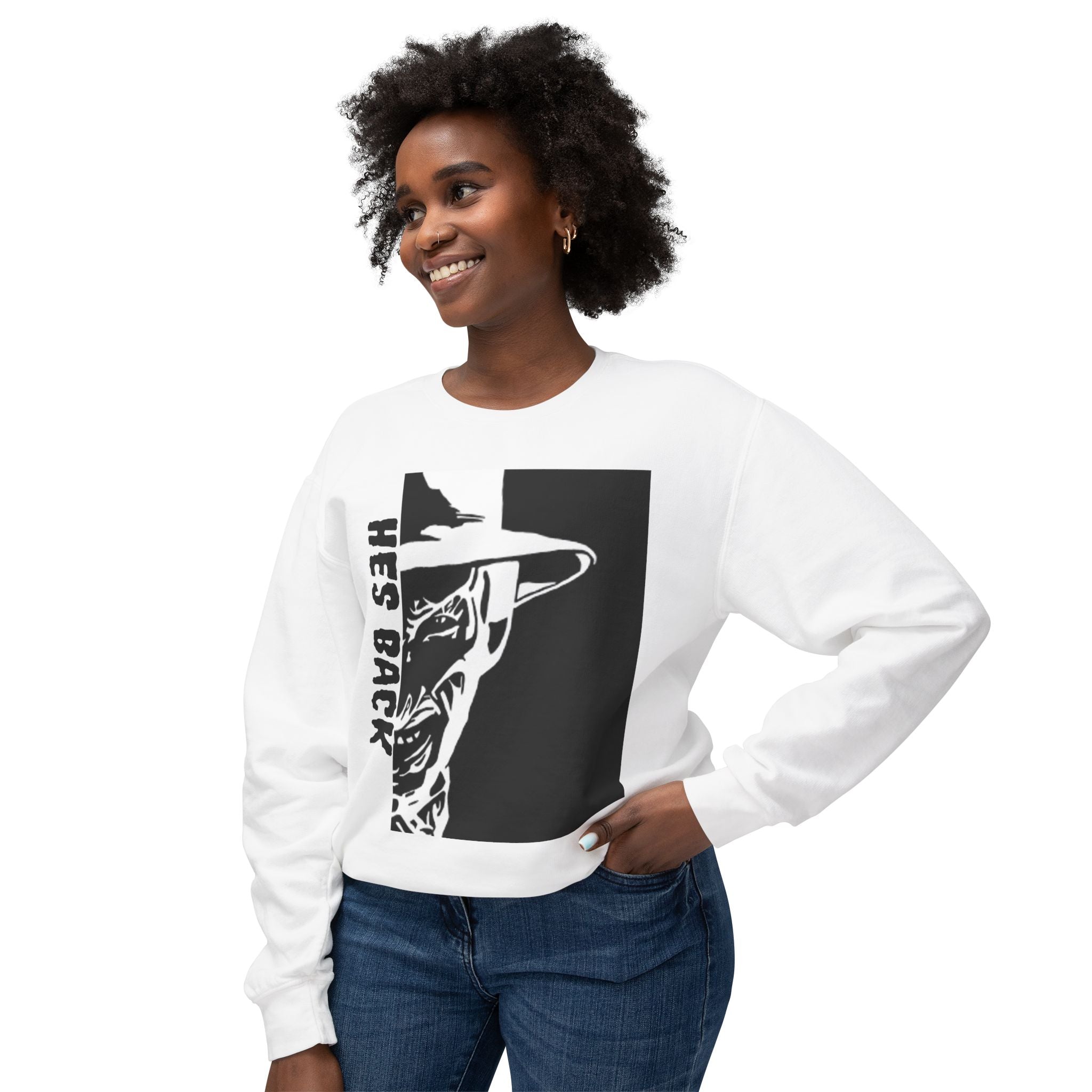 Halloween Freddy Krueger Sweatshirt, Unisex Crewneck, Spooky Costume, Horror Movie Merchandise, Fall Fashion, Unisex Gift